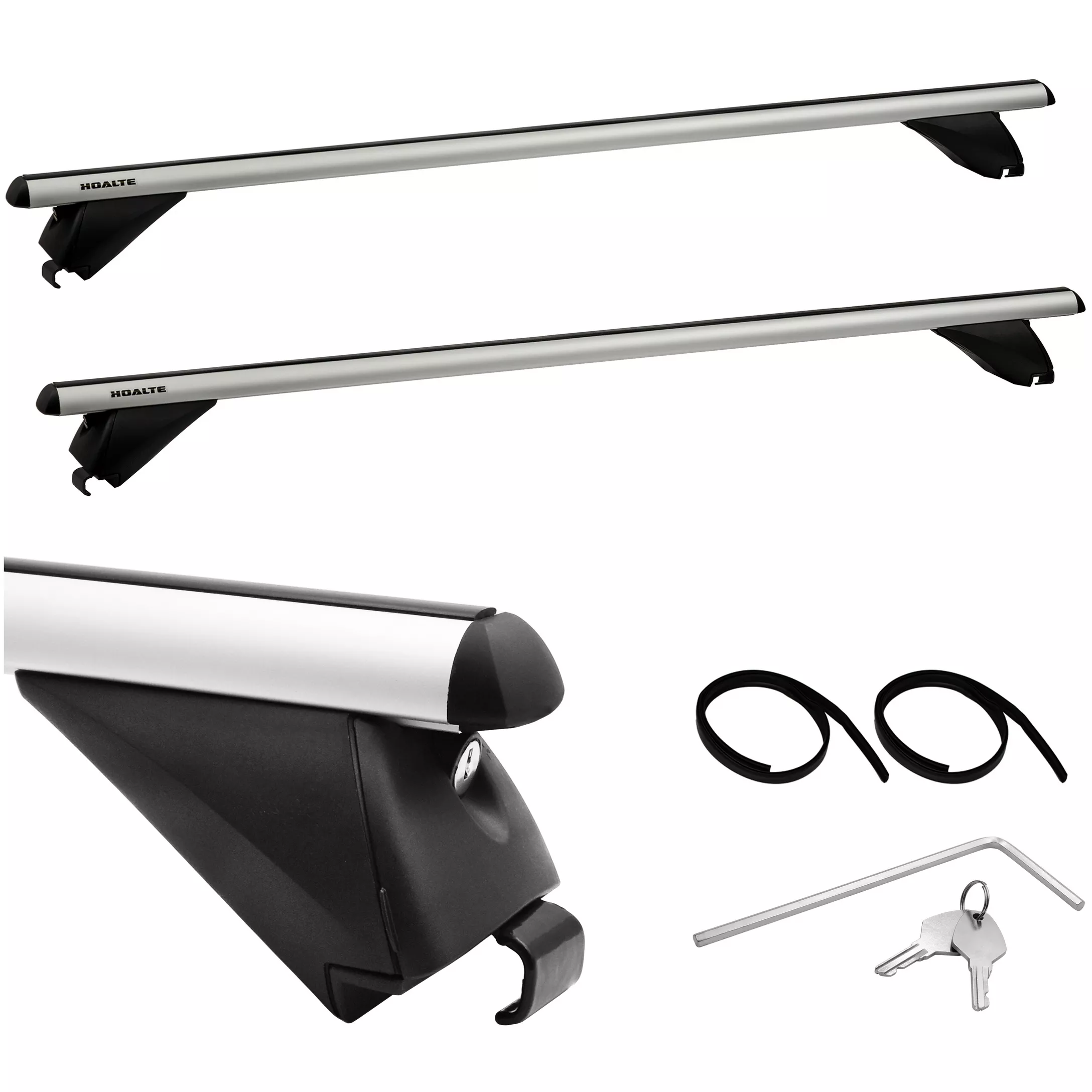 Bagażnik bazowy HOALTE SKYRACK EDGE 120 cm — elementy zawartość