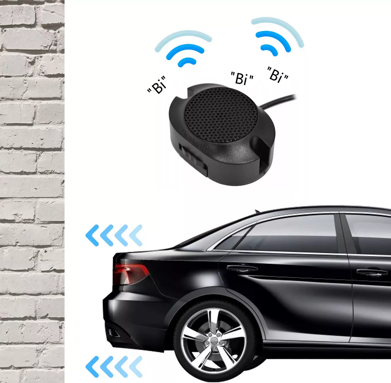 Prezentacja zestawu czujników parkowania HOALTE - działanie