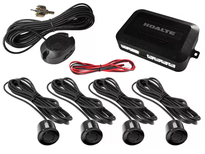 Elementy zestawu czujników parkowania HOALTE