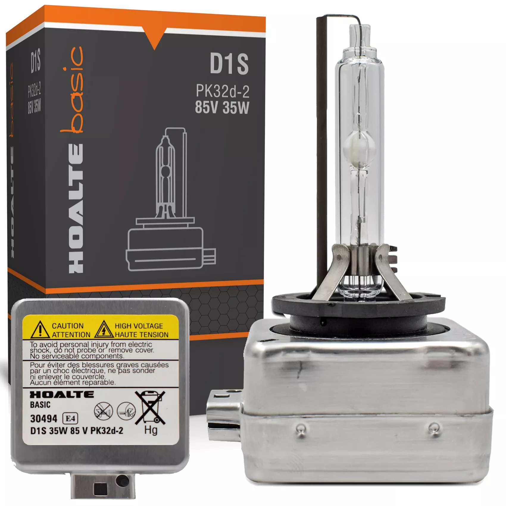Żarnik ksenonowy Hoalte Xenon D1S Basic 5000K 85V - opakowanie
