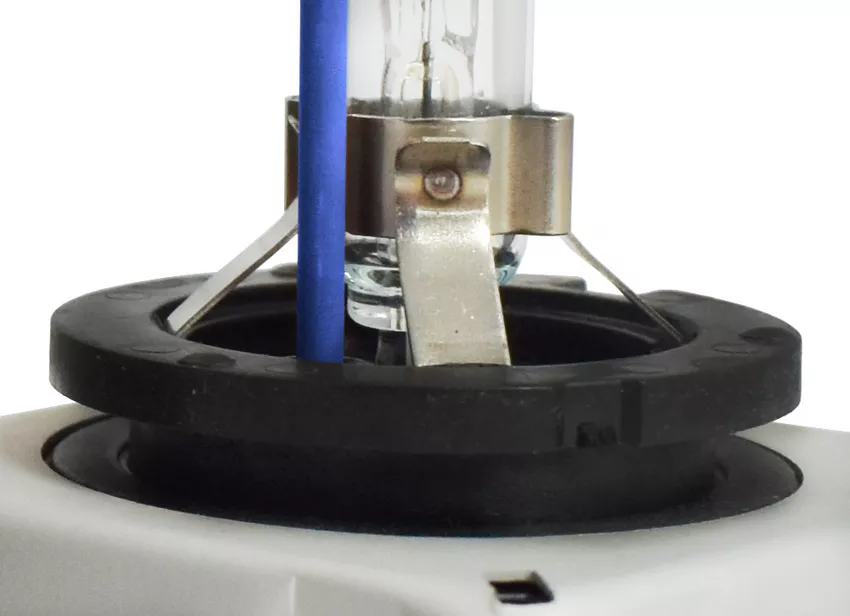 Żarnik ksenonowy Hoalte Xenon D1S Plus +50% 8000K - zbliżenie na żarnik