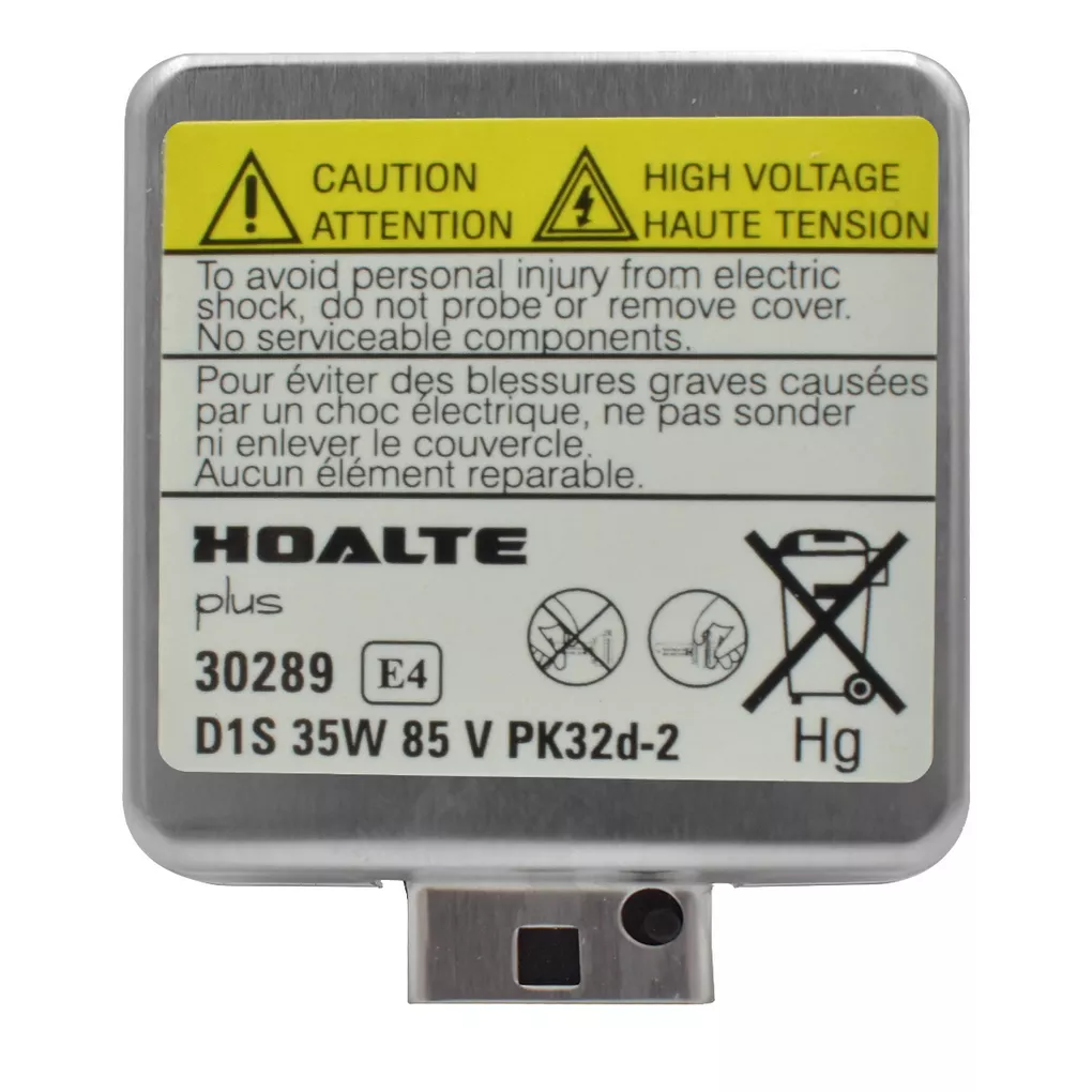 Żarnik ksenonowy Hoalte Xenon D1S Plus +50% 6000K - oznaczenia