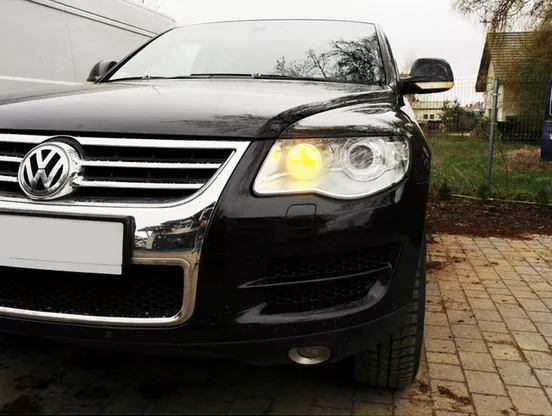 Tryb kierunkowskazów - widok w samochodzie