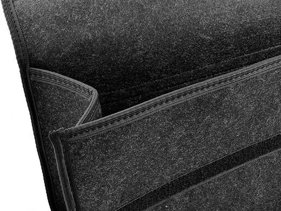 Organizer bagażnika – zbliżenie na materiał