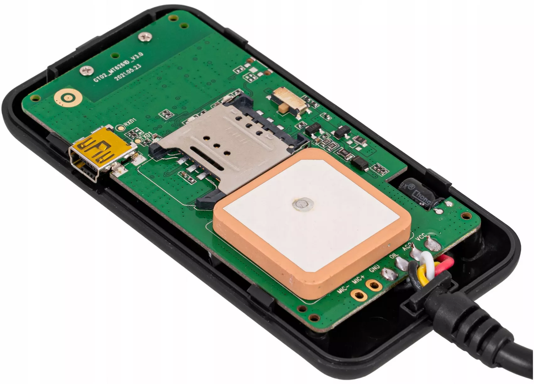 Lokalizator GPS Hoalte - elementy zestawu