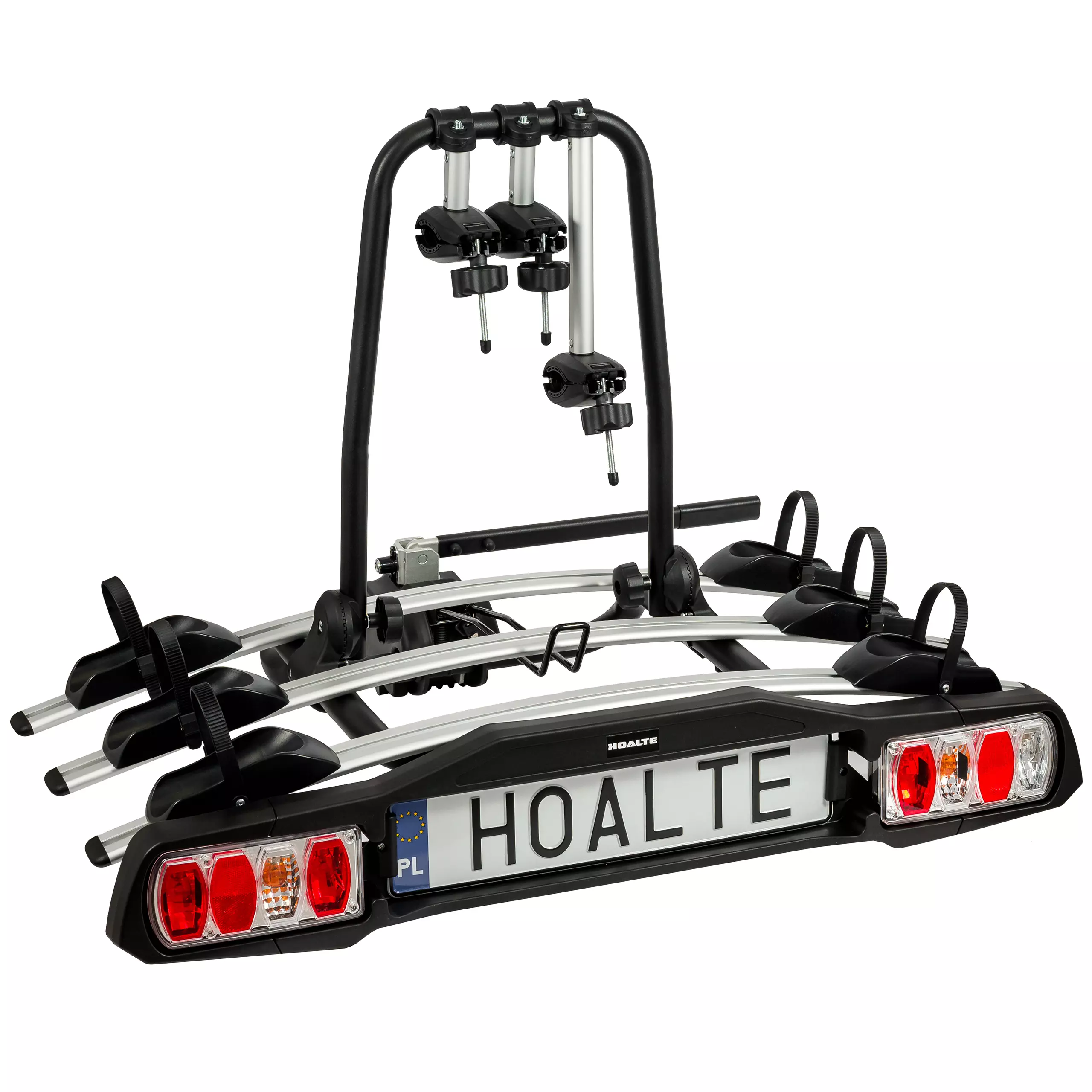 Platforma bagażnik rowerowy na hak Hoalte HitchPro Flex+ 3 profil tył