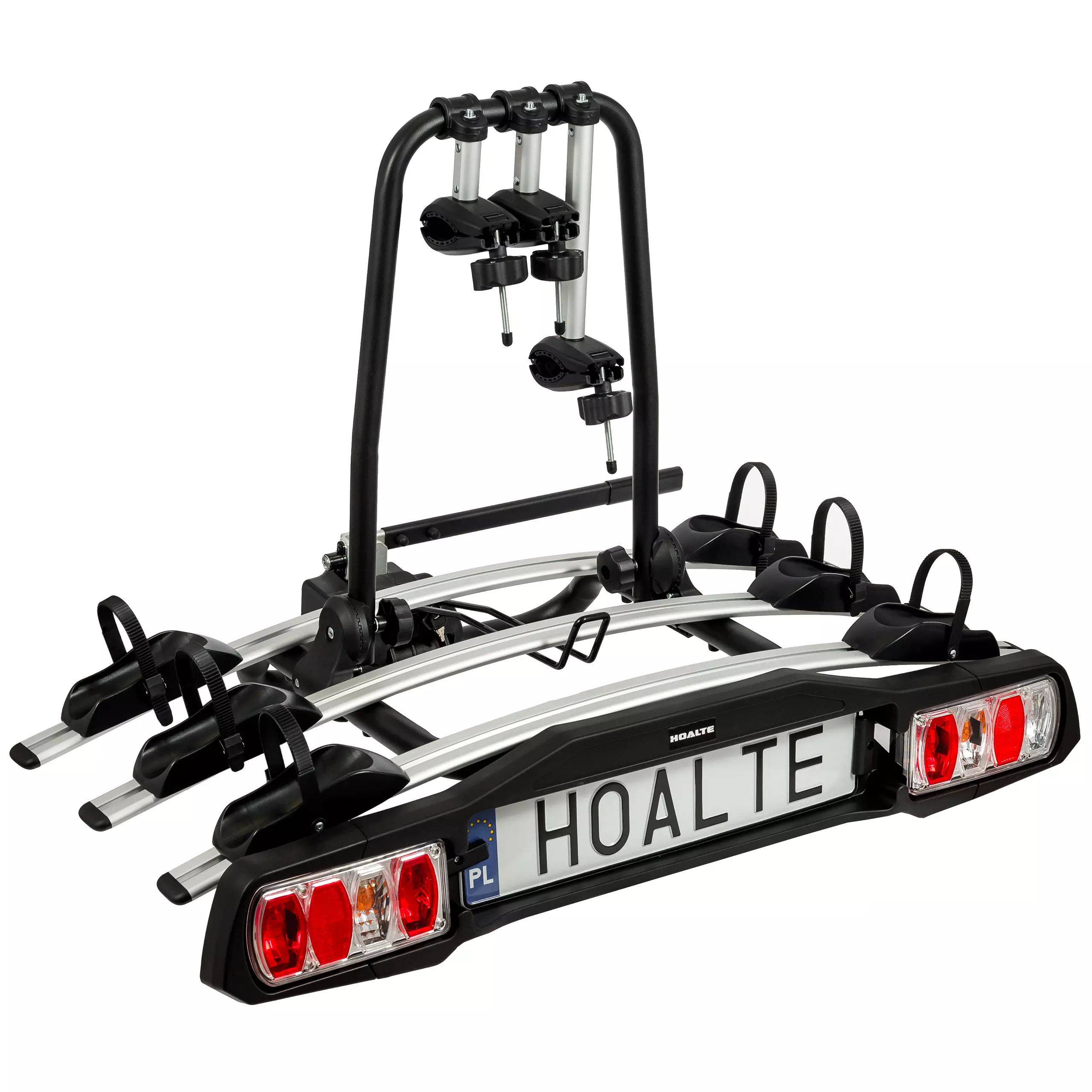 Platforma bagażnik rowerowy na hak Hoalte HitchPro Flex+ 3 profil tył