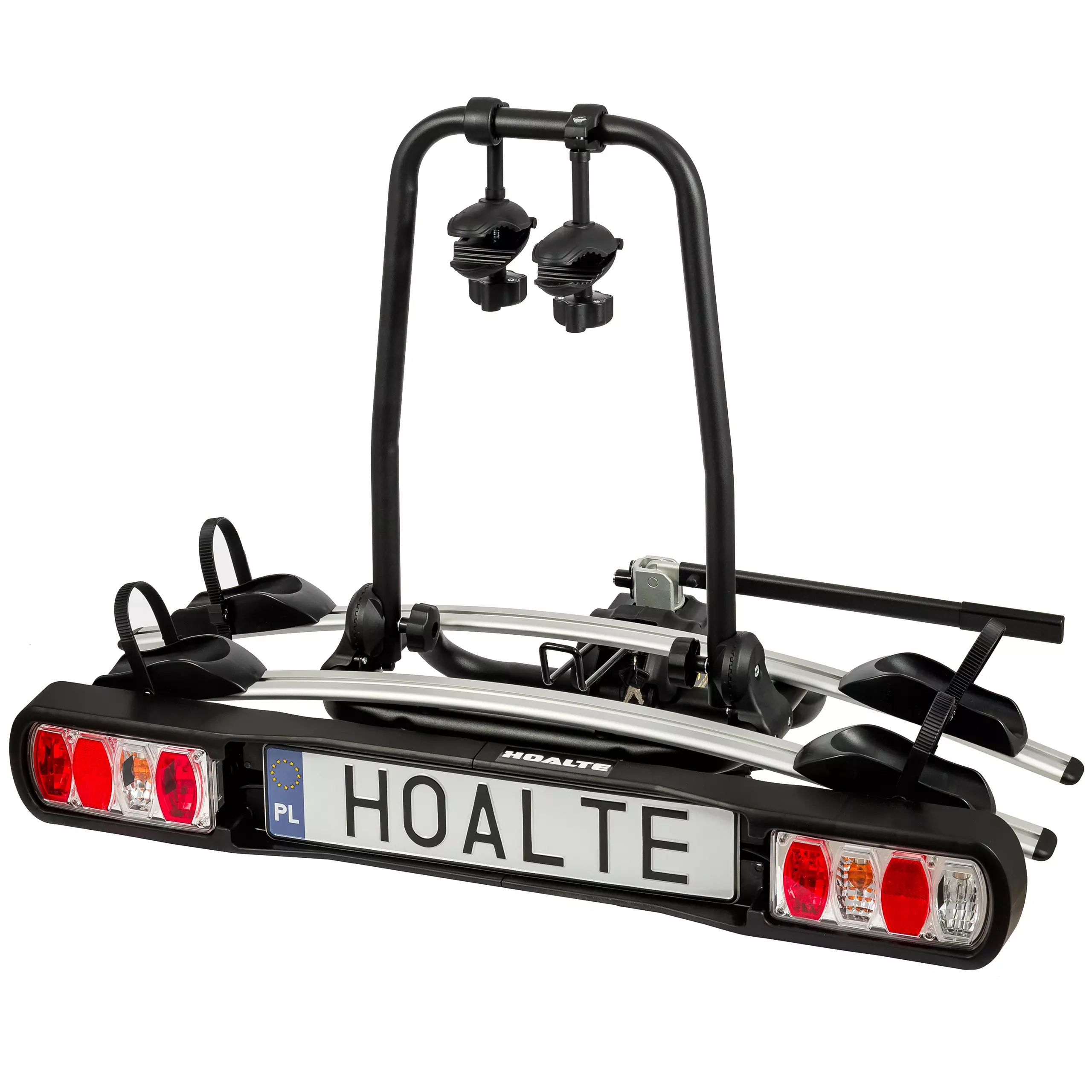 Platforma rowerowa bagażnik na hak Hoalte HitchPro Flex 2 profil tył światła