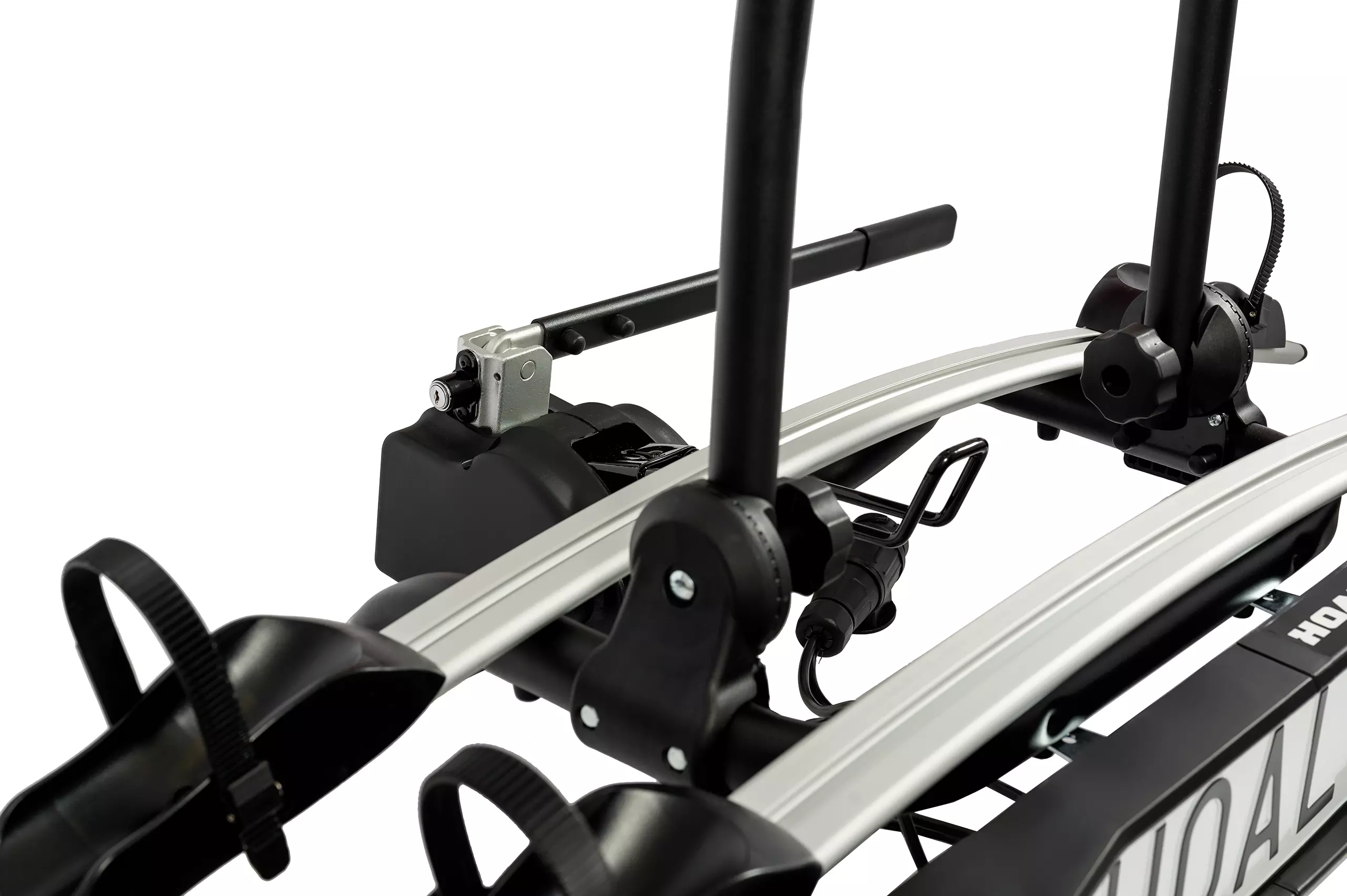 Platforma rowerowa bagażnik na hak Hoalte HitchPro Flex 2 dźwignia