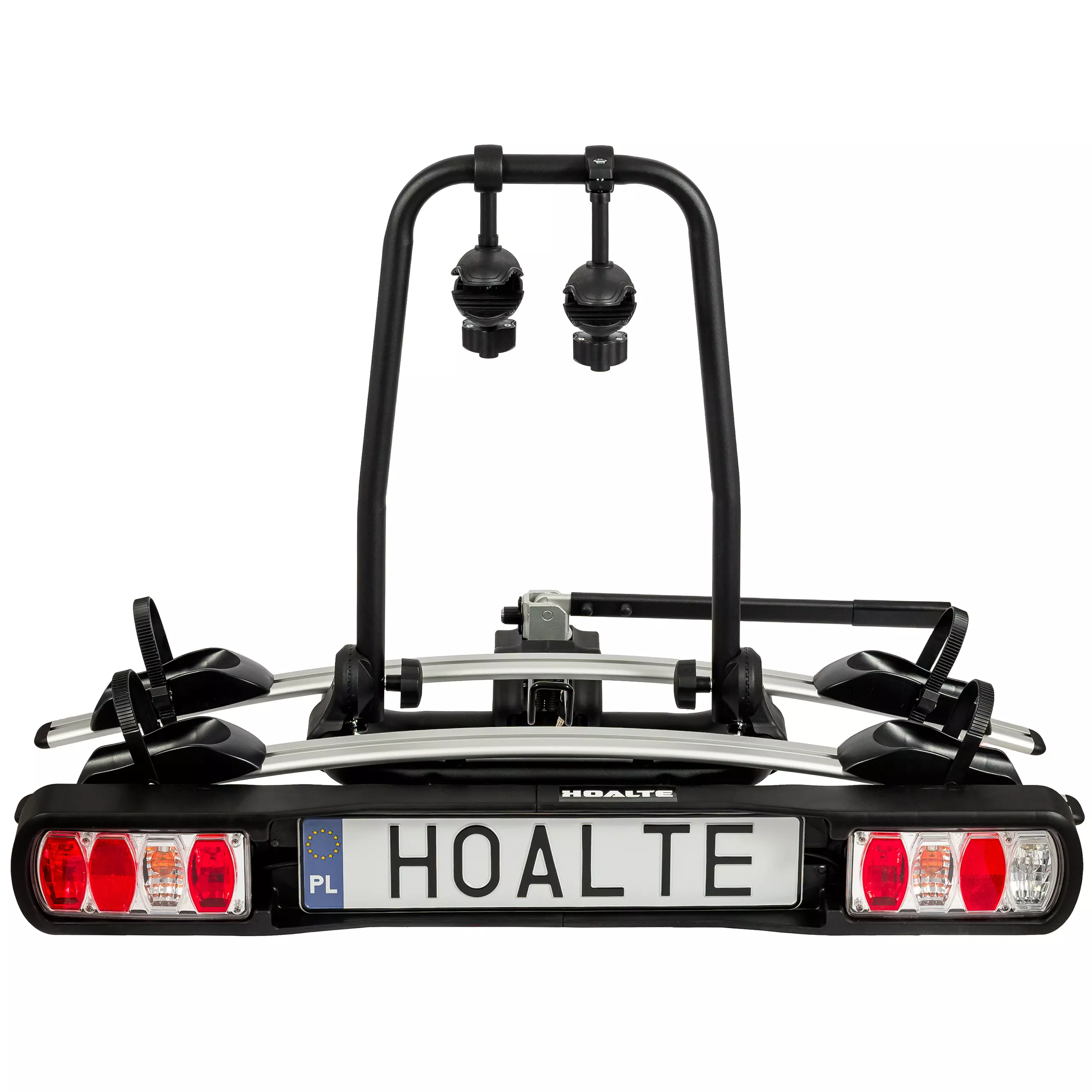 Platforma rowerowa bagażnik na hak Hoalte HitchPro Flex 2 profil tył światła