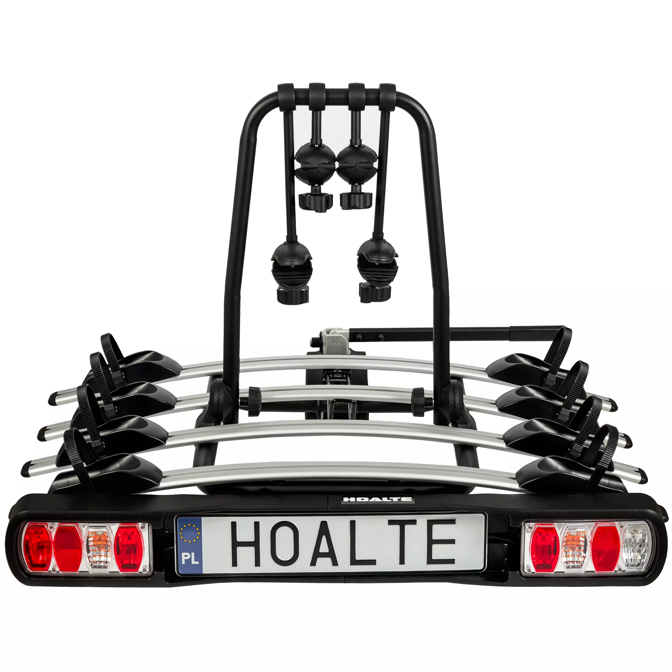 Platforma rowerowa, bagażnik na hak Hoalte HitchPro Flex 4, zdjęcie tył