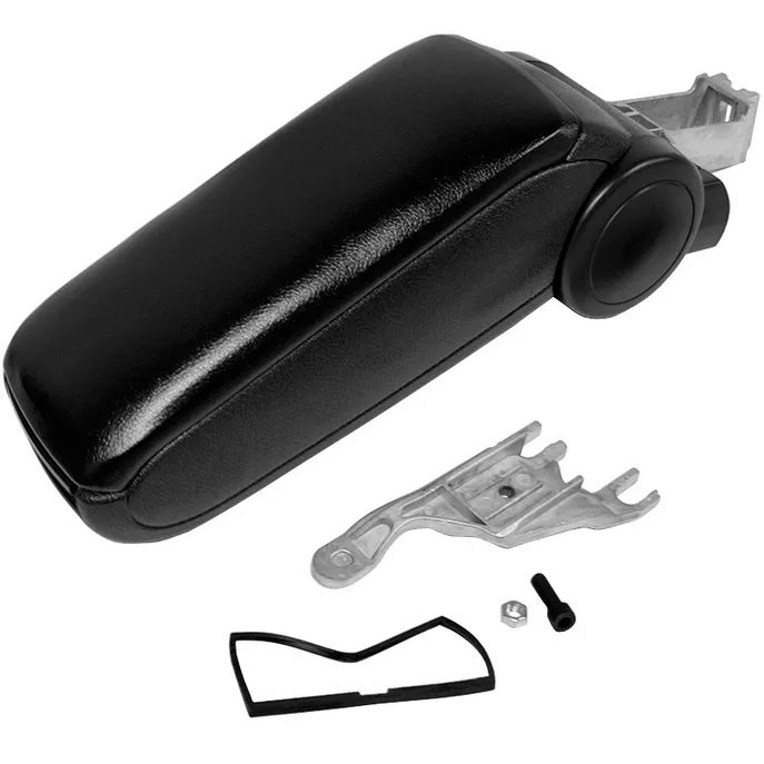 Podłokietnik Audi A4 B6 B7 - widok ogólny z elementami montażowymi