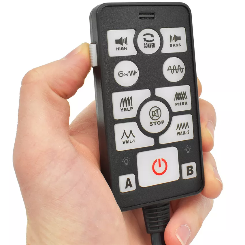 Pilot syreny Hoalte z mikrofonem