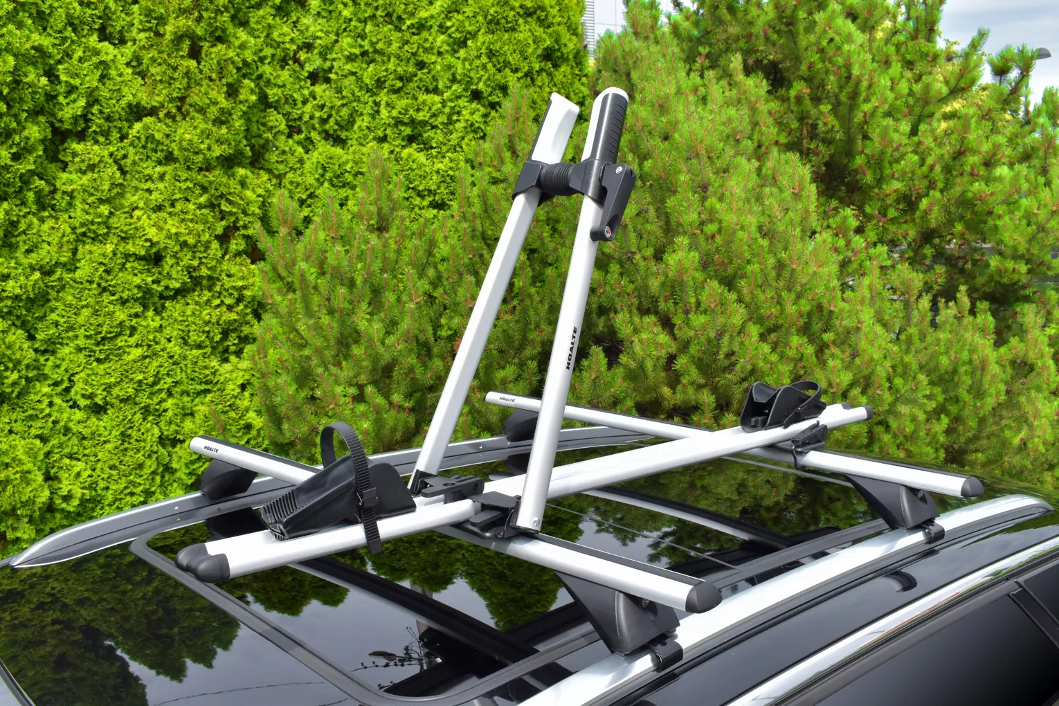 Uchwyt – widok z góry mocowanie na dachu