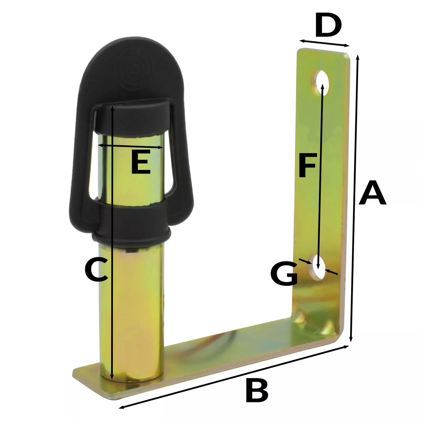 Trzpień FIG-04 typ U — wymiary