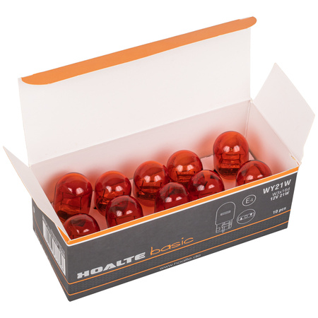 Żarówki Hoalte Basic WY21W 12V 21W T20 W3x16d komplet