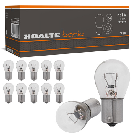 Żarówki Hoalte Basic P21W BA15s 21W 12V 