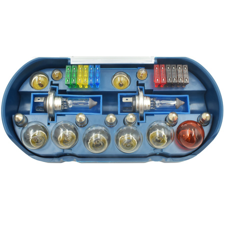 Zestaw żarówek i bezpieczników Hoalte H7 12V 30-elementowy