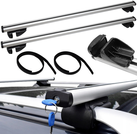 Bagażnik dachowy Belki dachowe Aluminium Hoalte 123cm Hoalte Basic 