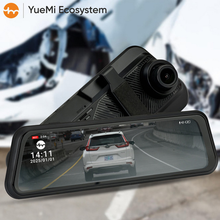 Wideorejestrator samochodowy Yuemi na lusterko Y4 1080p