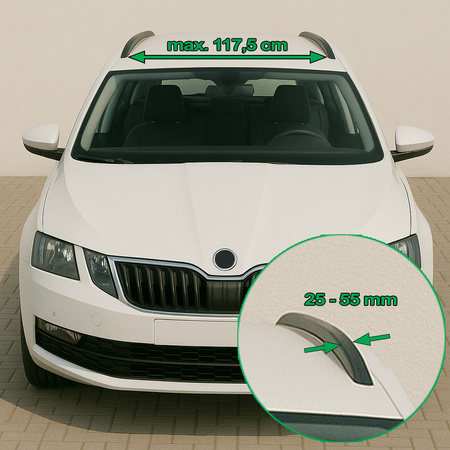 Bagażnik bazowy Hoalte Skyrack Edge 120cm