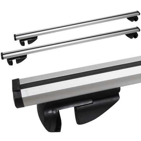 Bagażnik dachowy Belki dachowe Aluminium Hoalte 123cm Hoalte Basic 