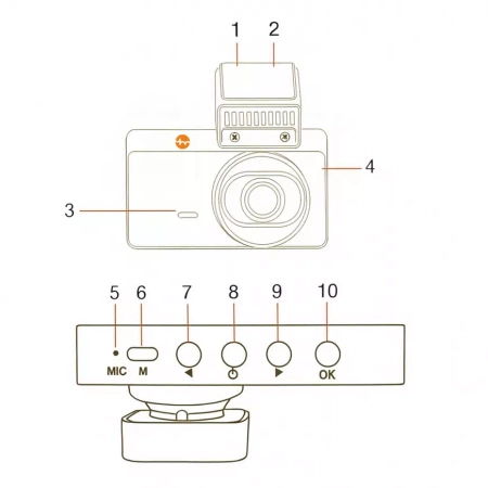 Wideorejestrator samochodowy YUEMI Y7 Dash Cam WiFi