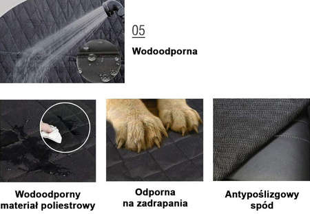 Mata ochronna na siedzenie