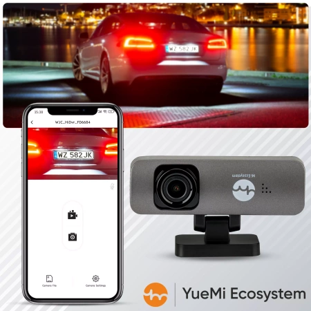 Wideorejestrator samochodowy Yuemi Y1 1920x1080p 2k