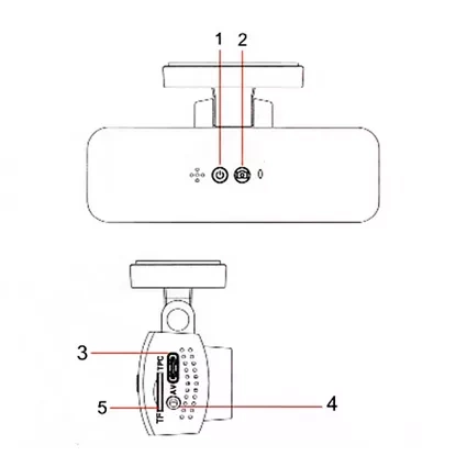 Wideorejestrator Yuemi Y1 PRO Dash Cam 1080p