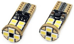 Żarówki W5W T10 Canbus 12 SMD 12V białe