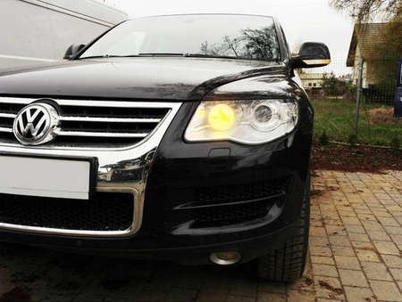 Żarówki DRL LED 2w1 z kierunkowskazem 66 SMD WY21W W3x16d