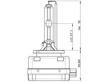 Żarnik ksenonowy Hoalte Xenon D1S Blue Performance 6200K